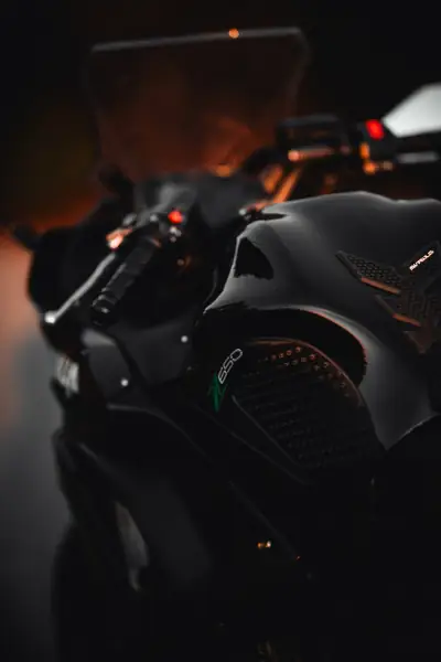 Motorradfotografie: Ninja · Abendlicht